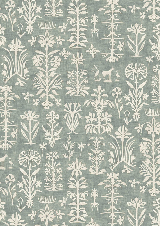 Papyrus Wallpaper - Eau de Nil