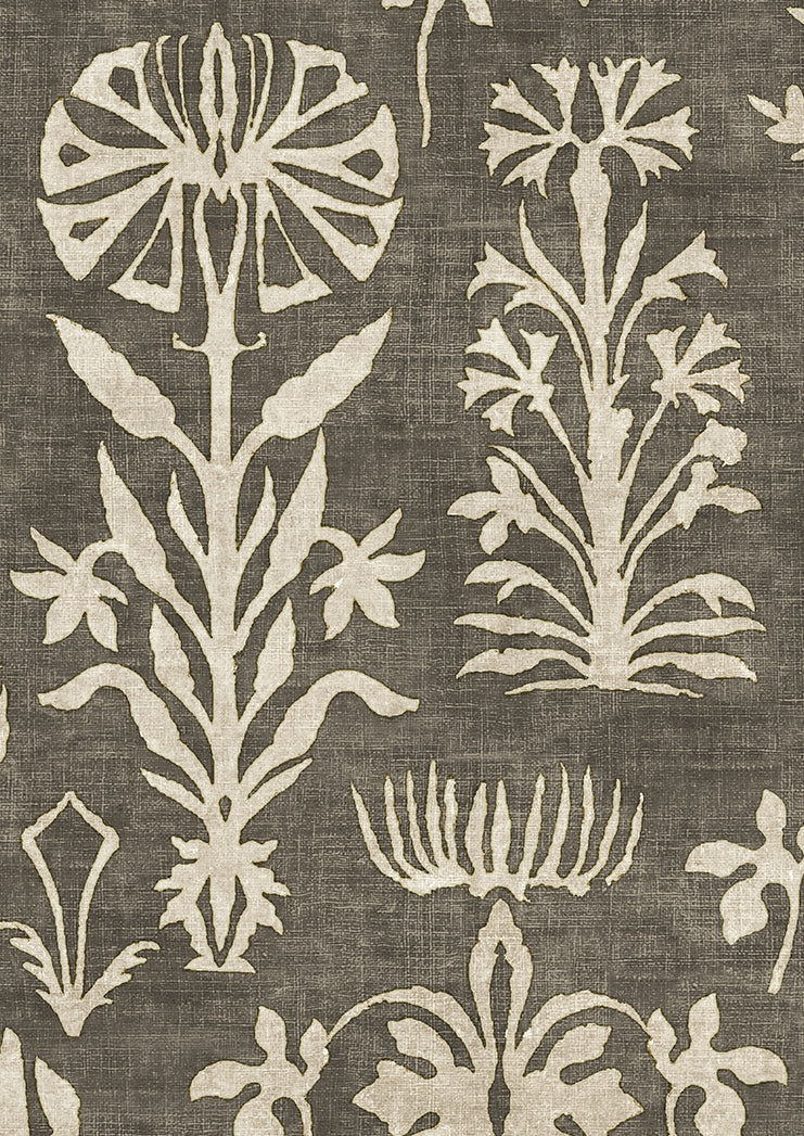 Papyrus Wallpaper - Nero