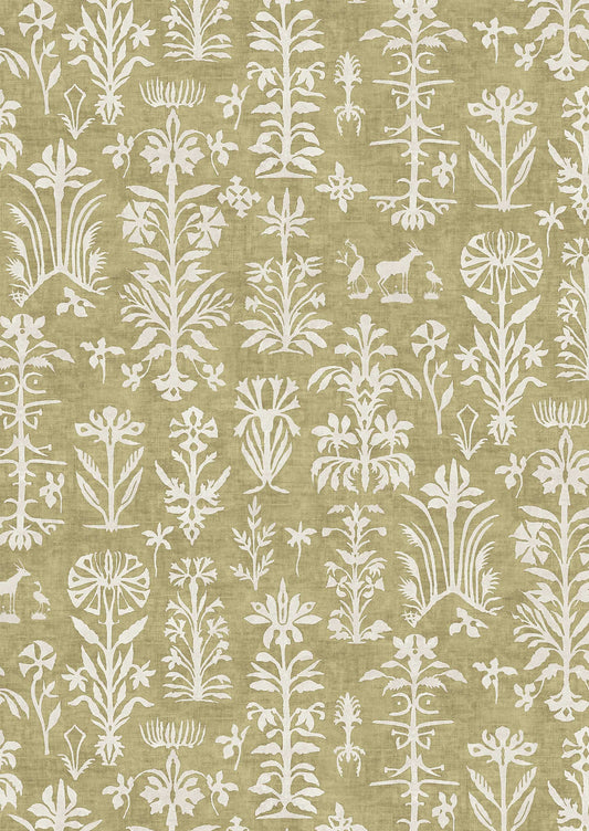 Papyrus Wallpaper - Quince