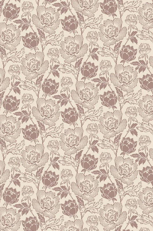 Peony Wallpaper - Pink - 2325