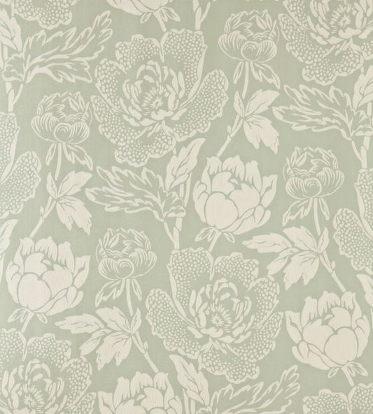 Peony Wallpaper - Green - 2313 - Farrow & Ball