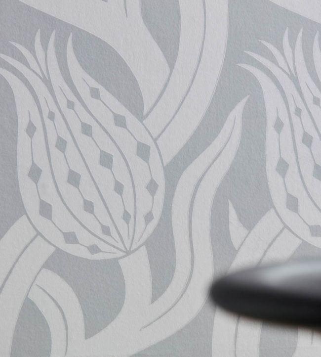 Persian Tulip Wallpaper - Quartz Grey - ZHIW312995 - Zoffany