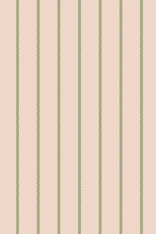 Petal Stripe Wallpaper - Pink - 2421