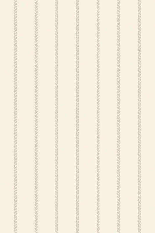 Petal Stripe Wallpaper - Cream - 2425