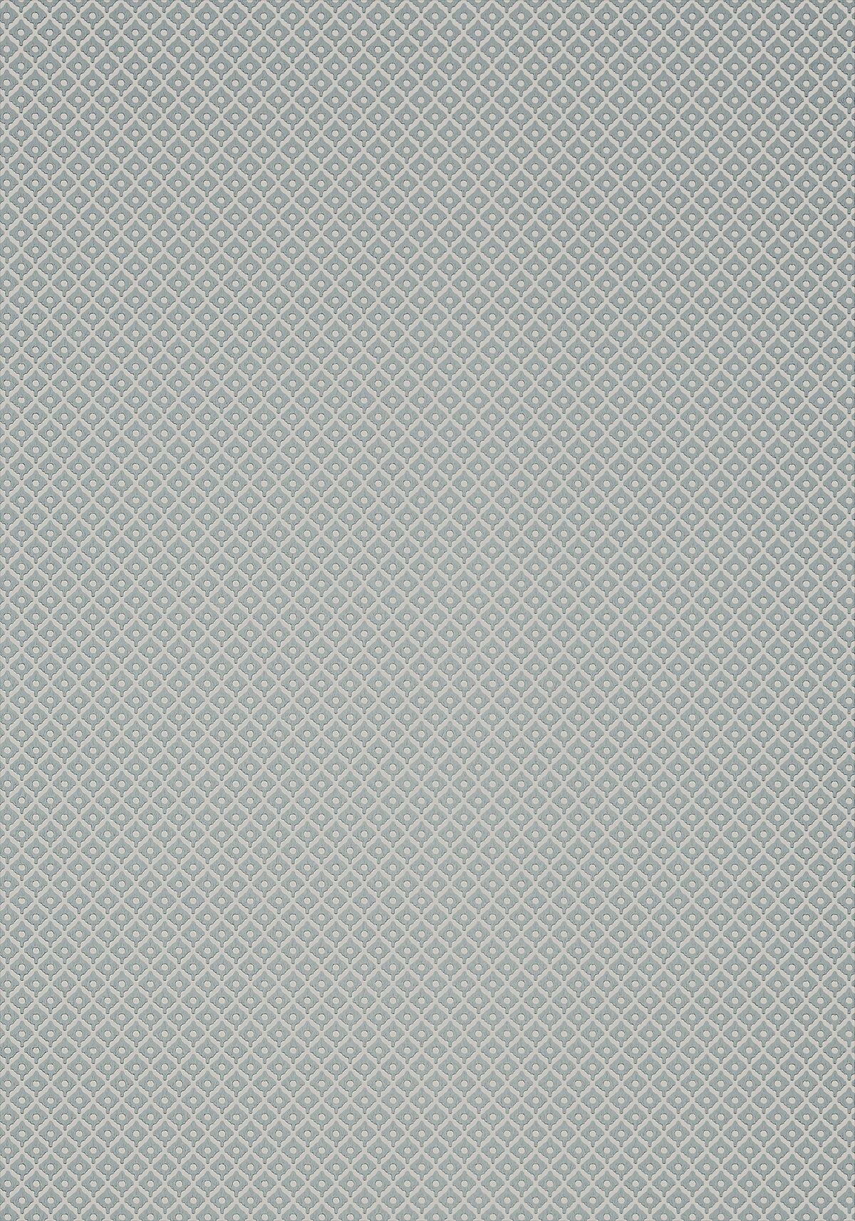 Petit Arbre Wallpaper - Spa Blue on Flax - AT9633 - Anna French