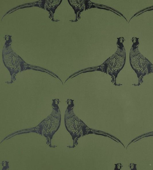 Pheasant Wallpaper - Camo Green - BG1500101 - Barneby Gates