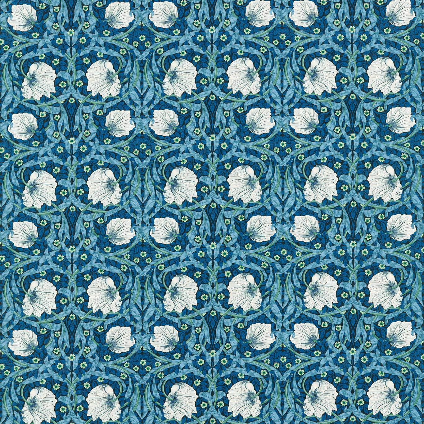 Pimpernel Fabric - Midnight/Opal - 227212 - Morris & Co