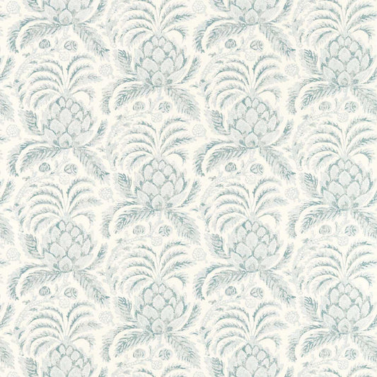 Pina de Indes Wallpaper - Stockholm Blue - ZATW313041 - Zoffany