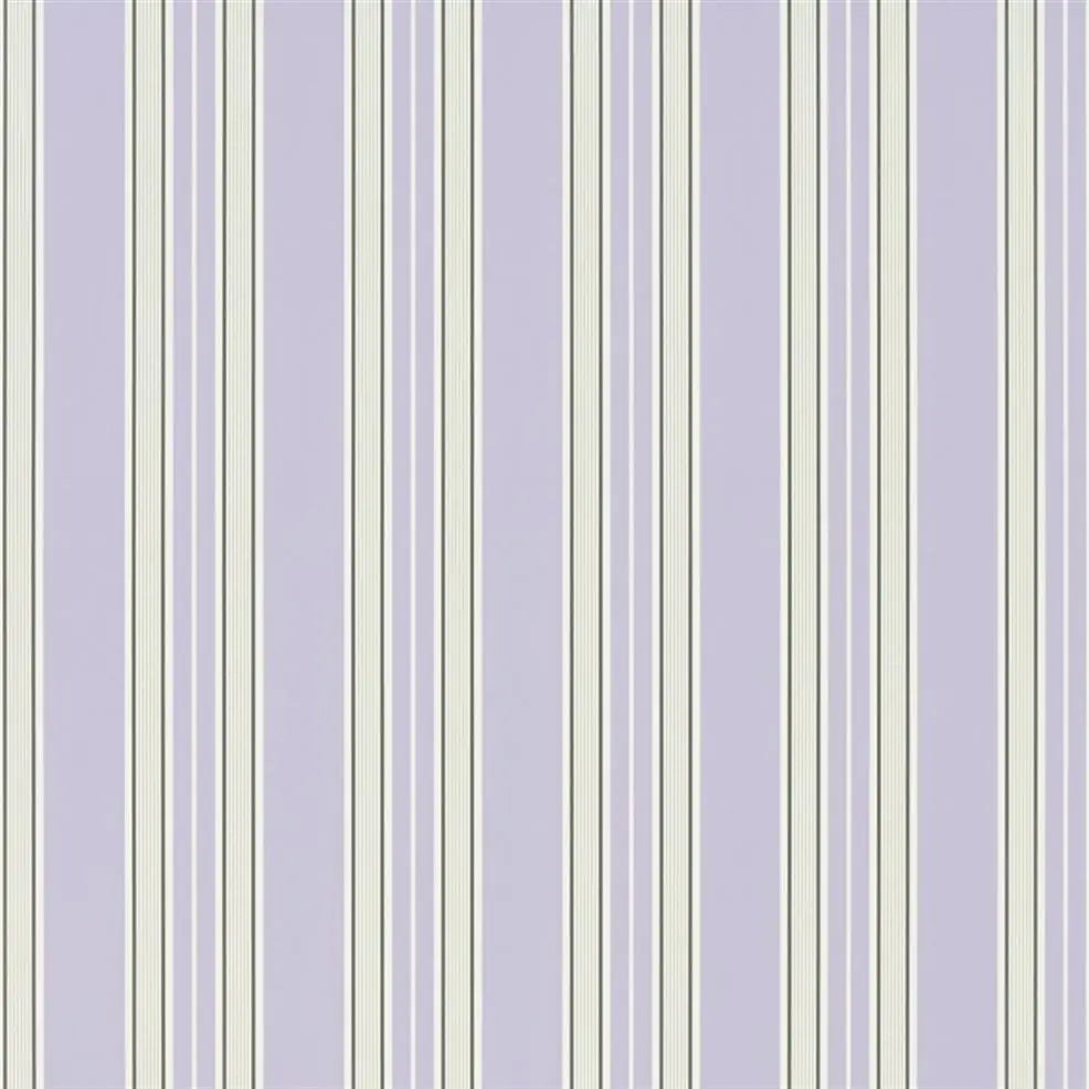 Pinstripe Wallpaper - Lilac - P586/09 - Designers Guild