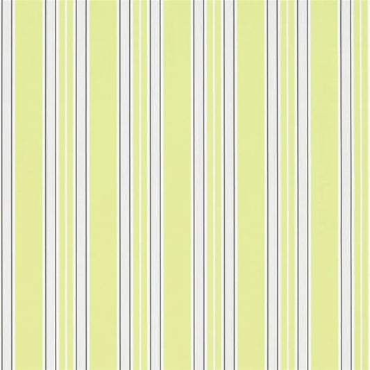Pinstripe Wallpaper - Lime - P586/07 - Designers Guild