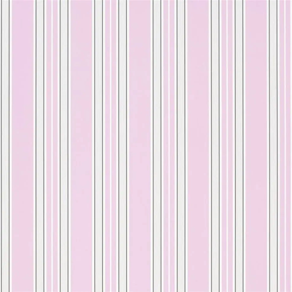 Pinstripe Wallpaper - Peony - P586/08 - Designers Guild