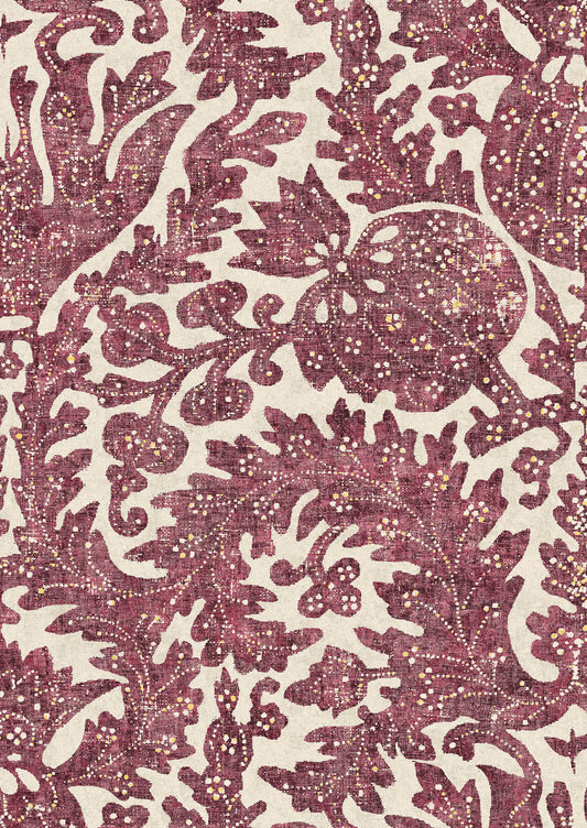 Pomegranate Wallpaper - Raspberry