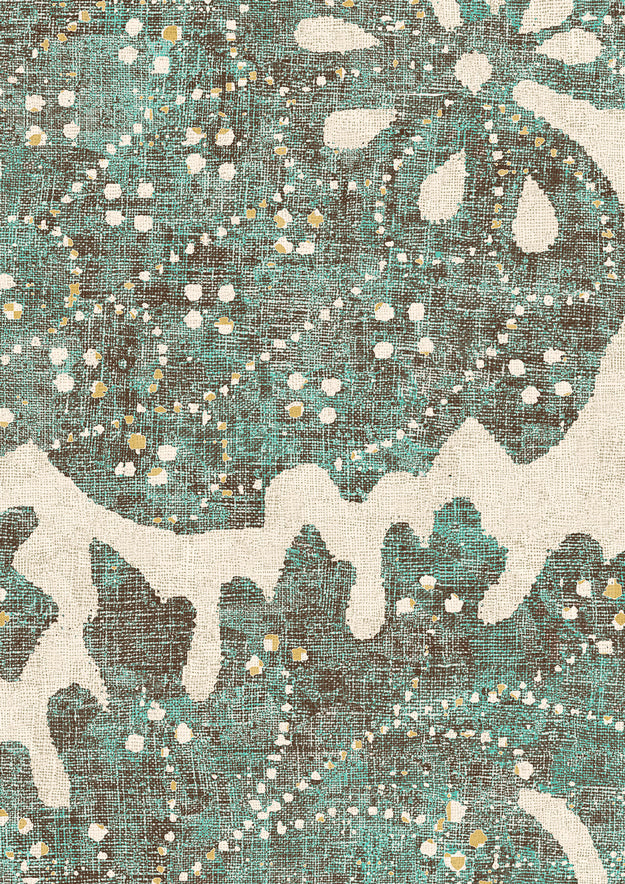 Pomegranate Wallpaper - Verdigris