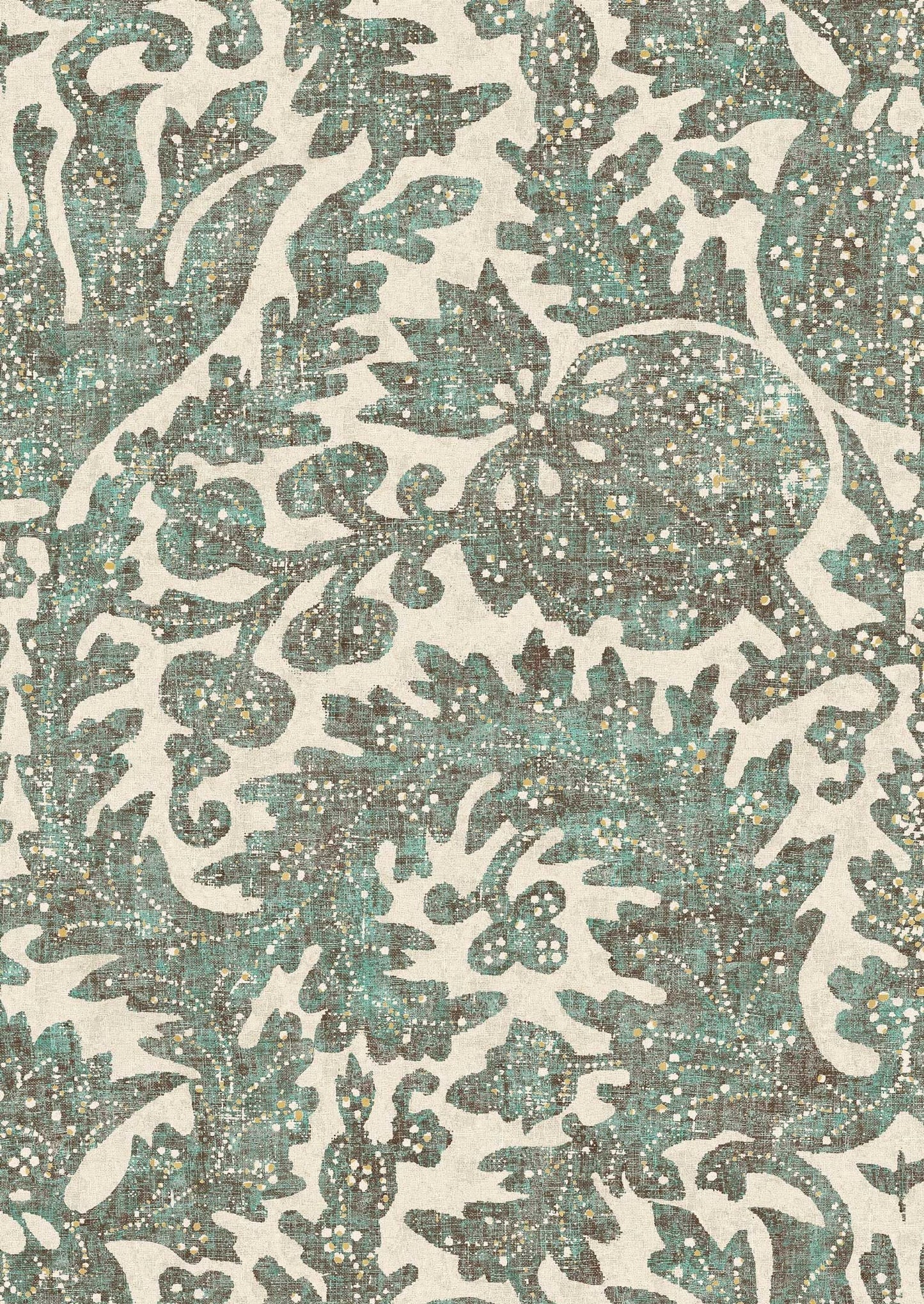 Pomegranate Wallpaper - Verdigris