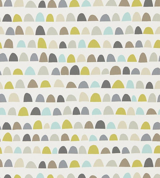 Priya Wallpaper - Mist / Pear / Pewter - NLOH111296 - Scion