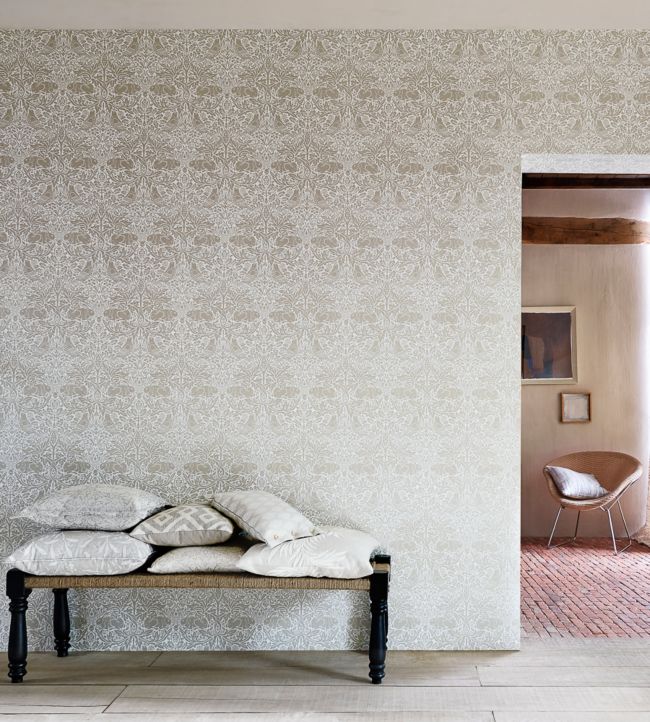 Pure Brer Rabbit Wallpaper - Gilver - 216532 - Morris & Co