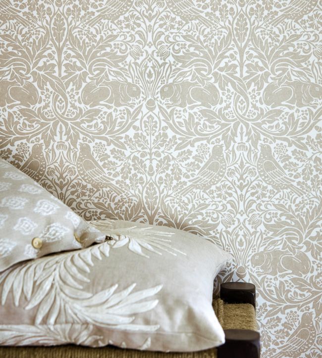 Pure Brer Rabbit Wallpaper - Gilver - 216532 - Morris & Co