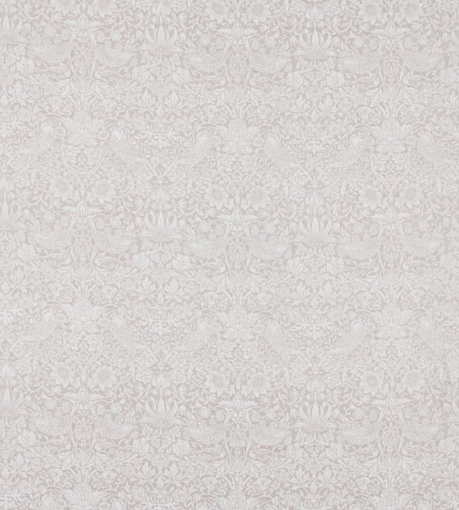 Pure Strawberry Thief Fabric - Dove - 226060 - Morris & Co