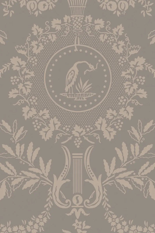 Purnon Wallpaper - Charleston Gray - 6202