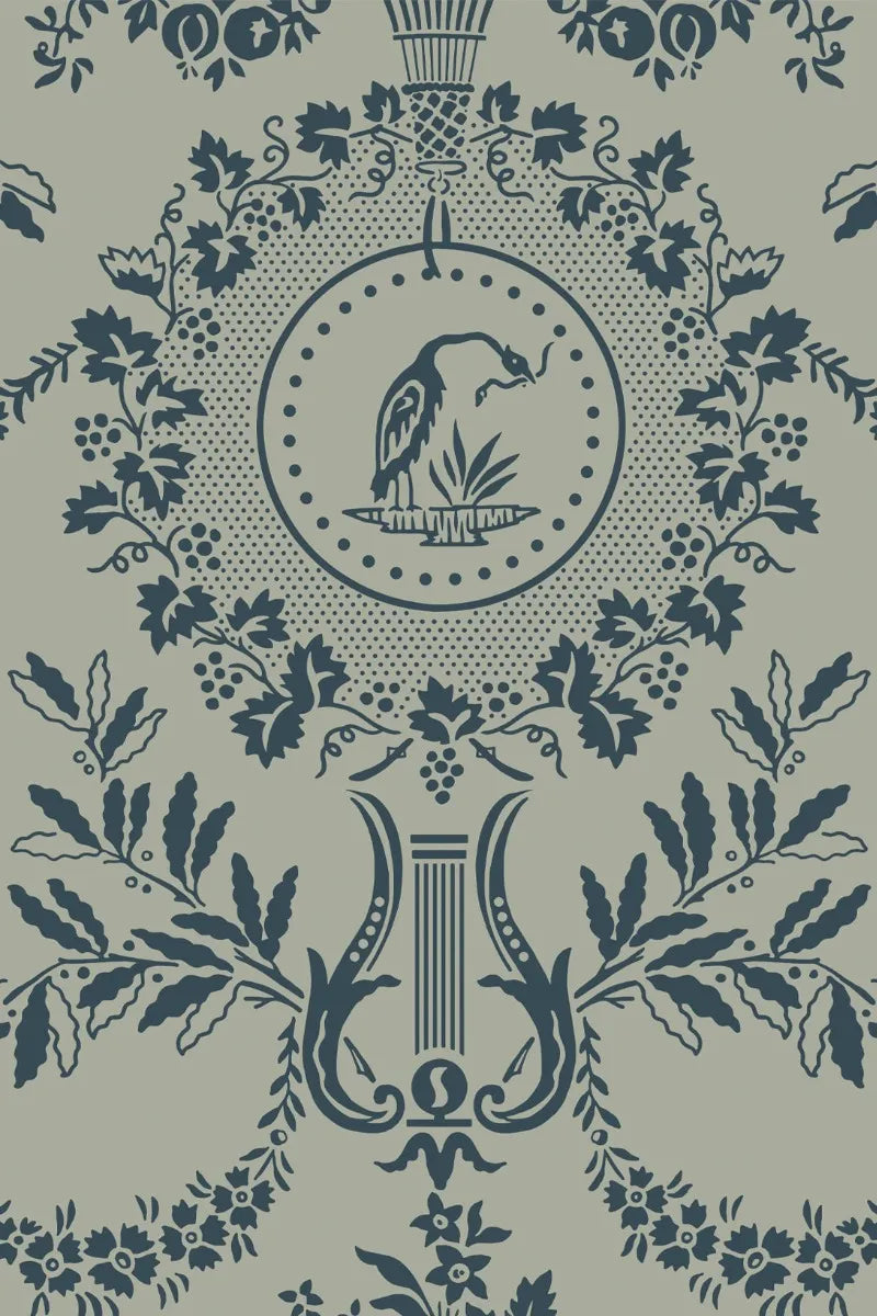 Purnon Wallpaper - Hague Blue - 6204
