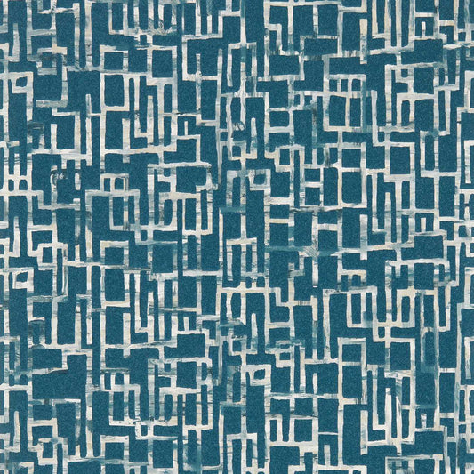 Quadrata Wallpaper - Midnight - Clarke & Clarke