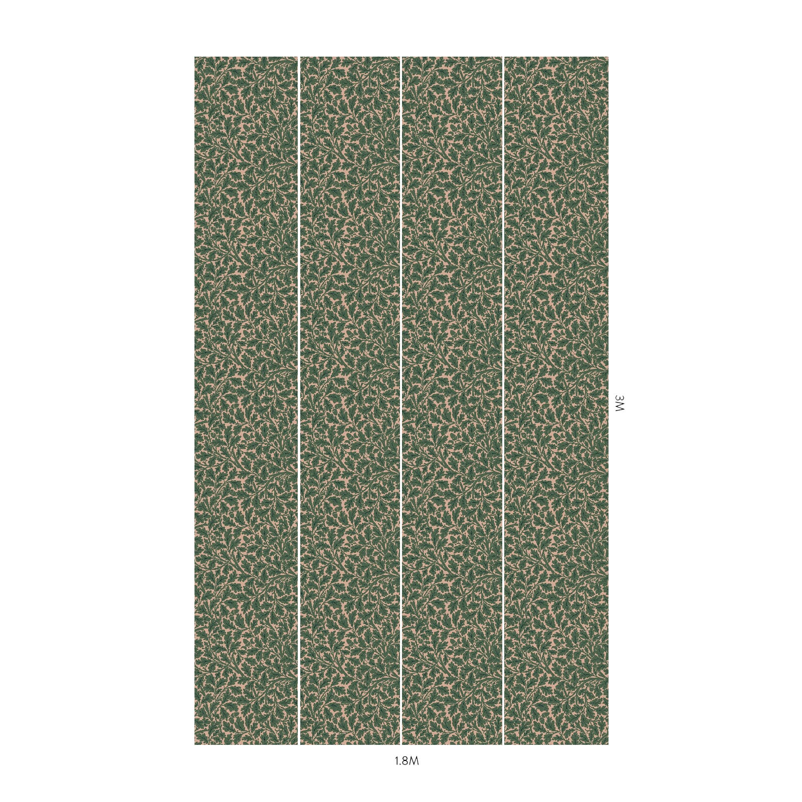Quercus Wallpaper - Tourmaline - House of Hackney