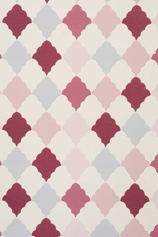 Quilted Harlequin Wallpaper - Patchwork Rose - BG2800101 - Barneby Gates