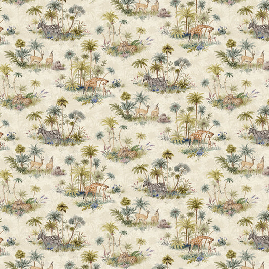 On Safari Wallpaper - Beige - The Graduate Collection