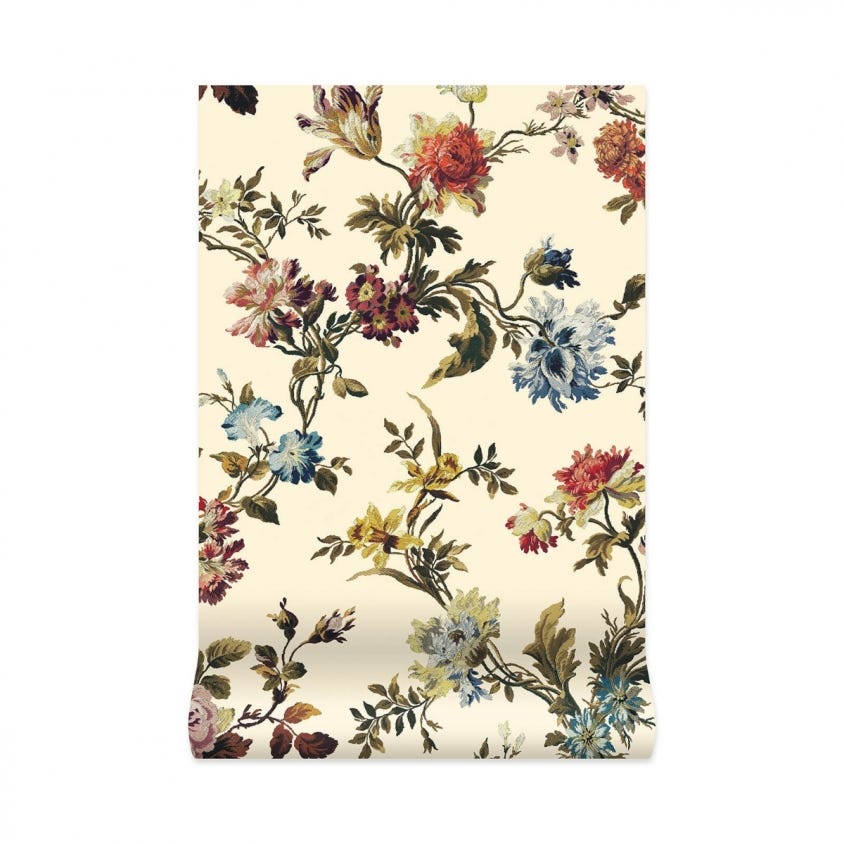 ROSETTA Wallpaper - Ecru - House of Hackney