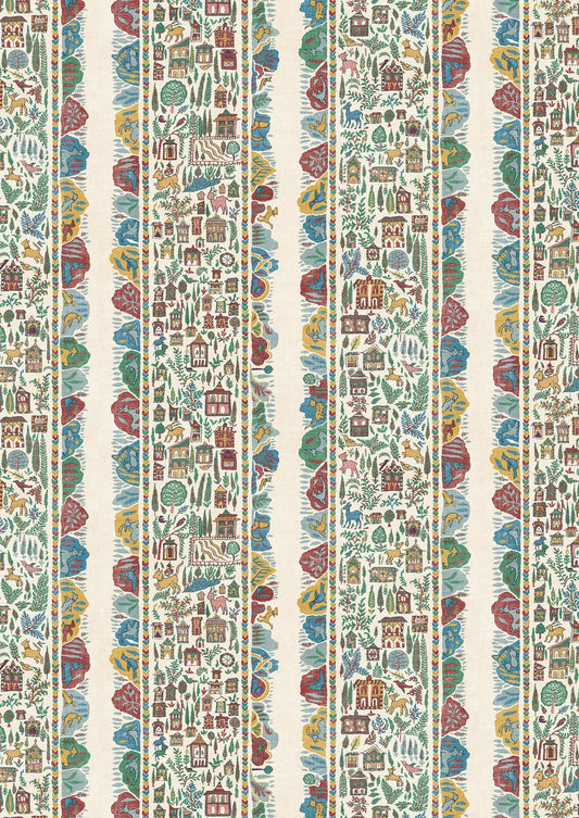 Ravi Ribbon Wallpaper - Garland - Lewis & Wood