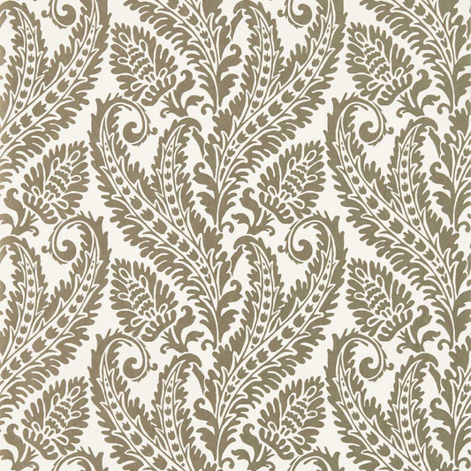 Regale Wallpaper - Gilver/Ivory - Clarke & Clarke