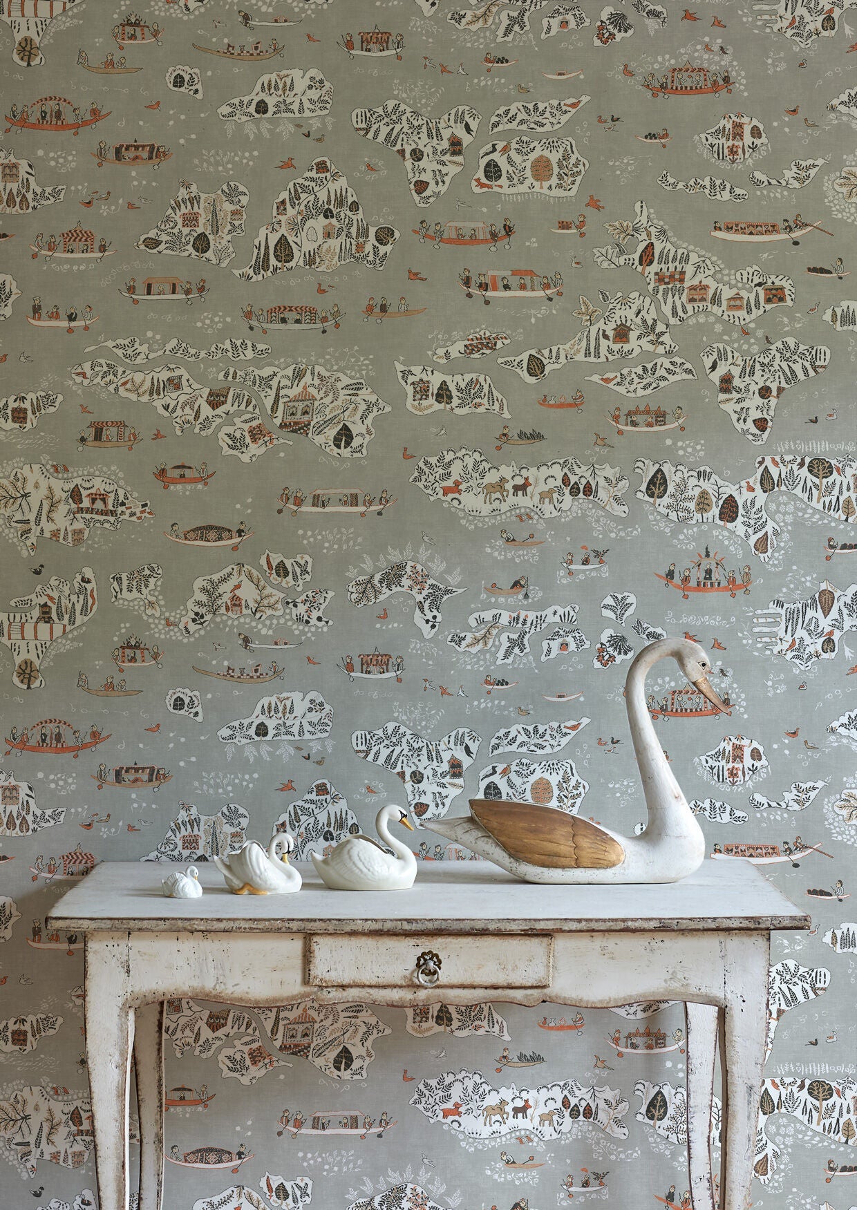 Regatta Wallpaper - Satsuma Soot