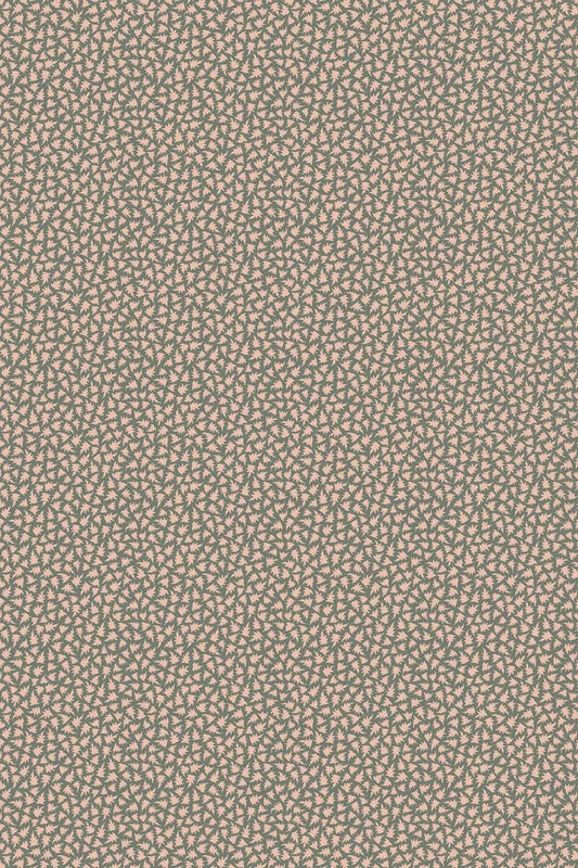 Renaissance Leaves Wallpaper - Green Smoke - 2912