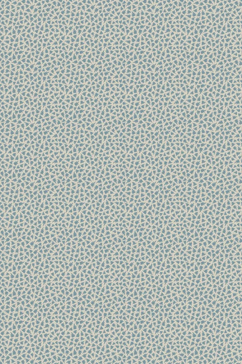 Renaissance Leaves Wallpaper - Stone Blue - 2914