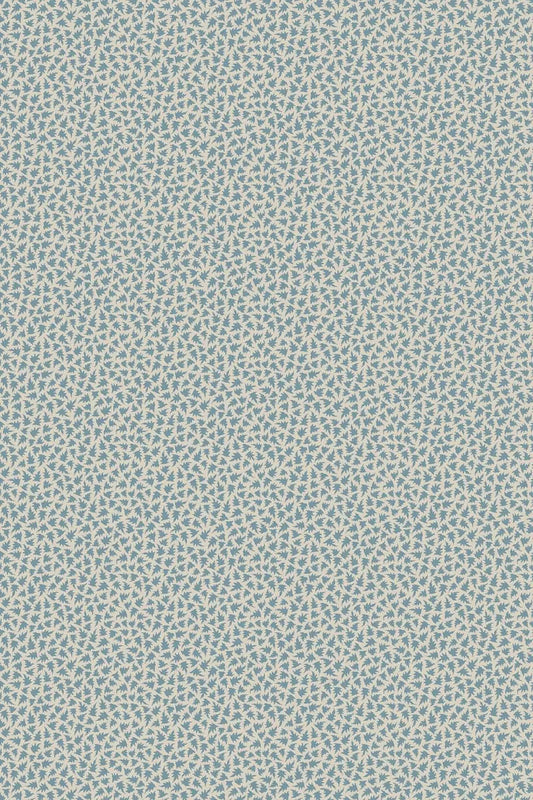 Renaissance Leaves Wallpaper - Stone Blue - 2914