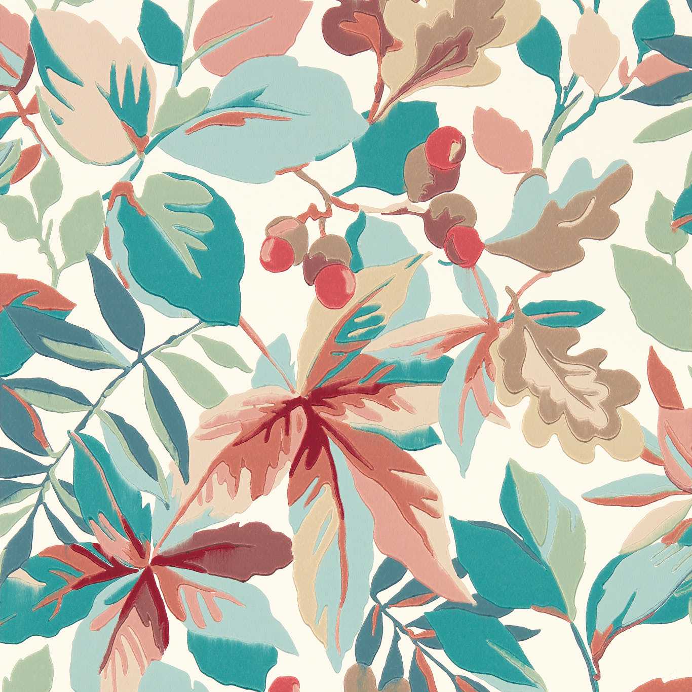 Robin's Wood Wallpaper - Inkwood - DABW217225 - Sanderson