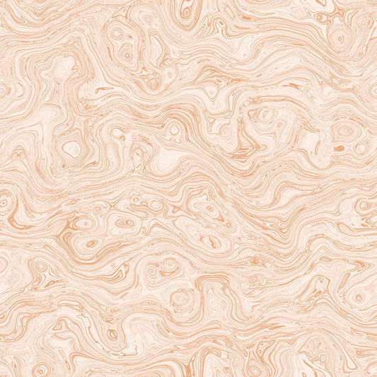 Rockpool Marble Wallpaper - Lady Coral - Lucie Annabel