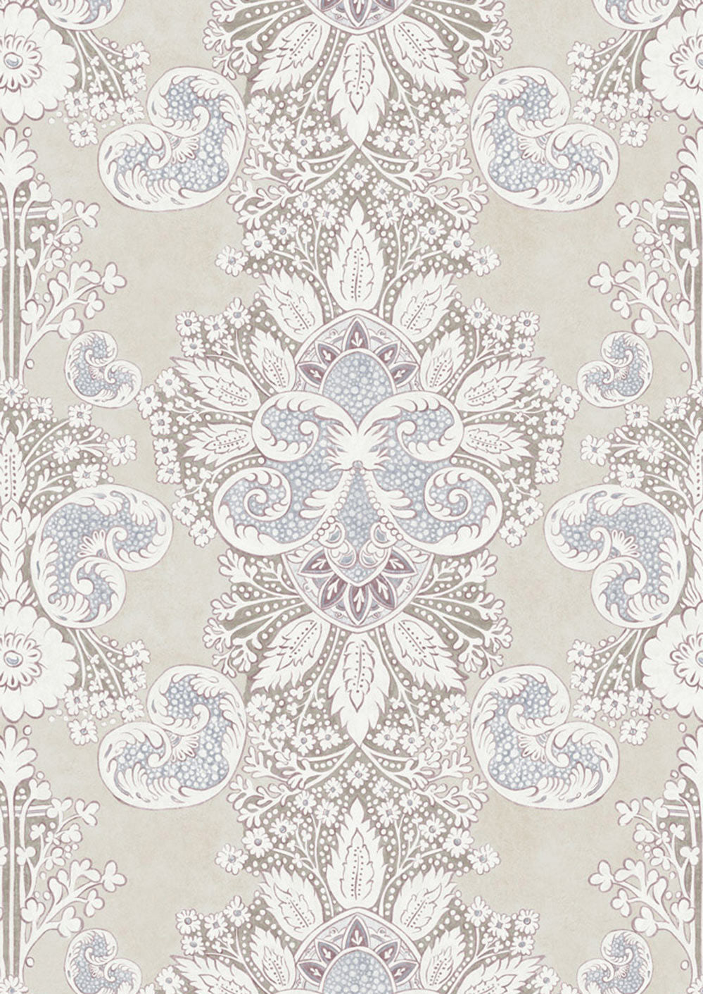 Rococo Wallpaper - Alabaster
