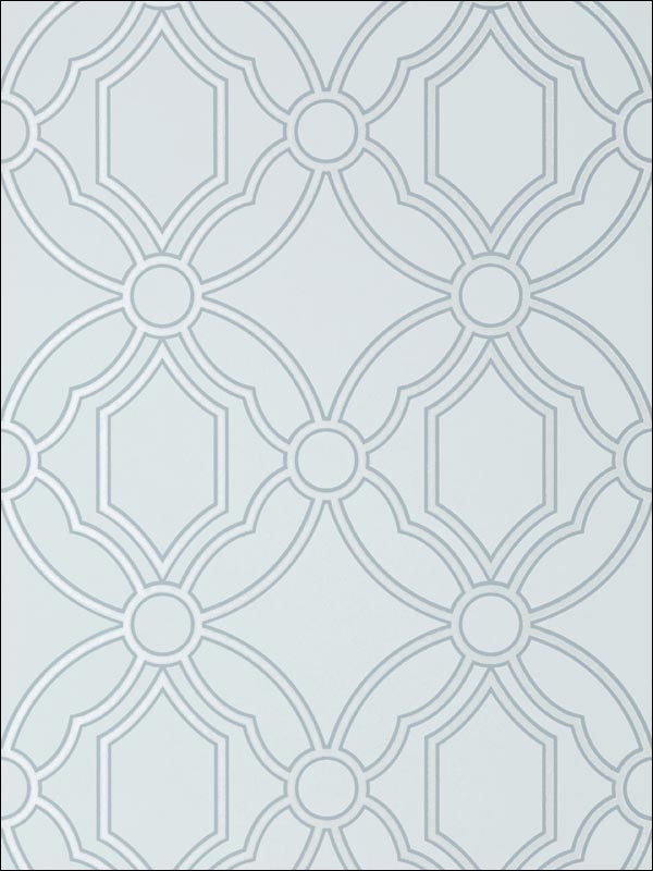 Roscoe Wallpaper - Aqua - AT6125 - Anna French