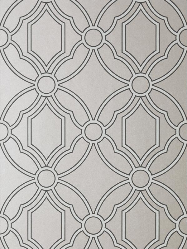 Roscoe Wallpaper - Silver - AT6126 - Anna French