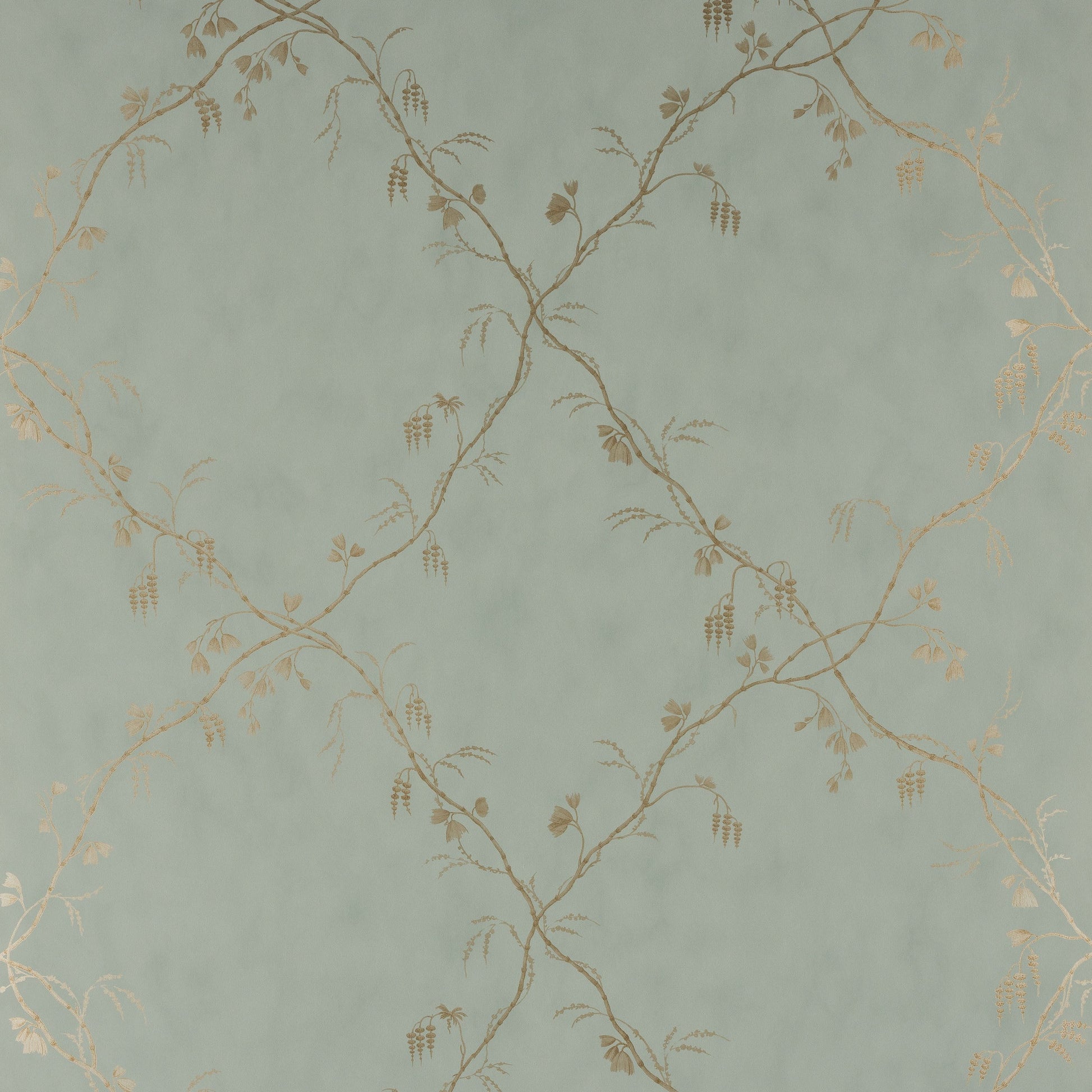 Roussillon Wallpaper - Old Blue - Colefax & Fowler