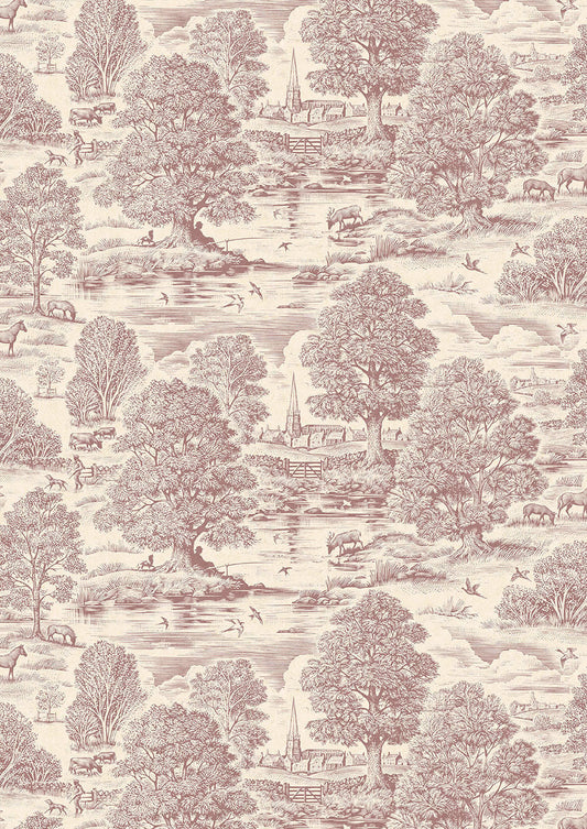 Royal Oak Wallpaper - Bloodstone