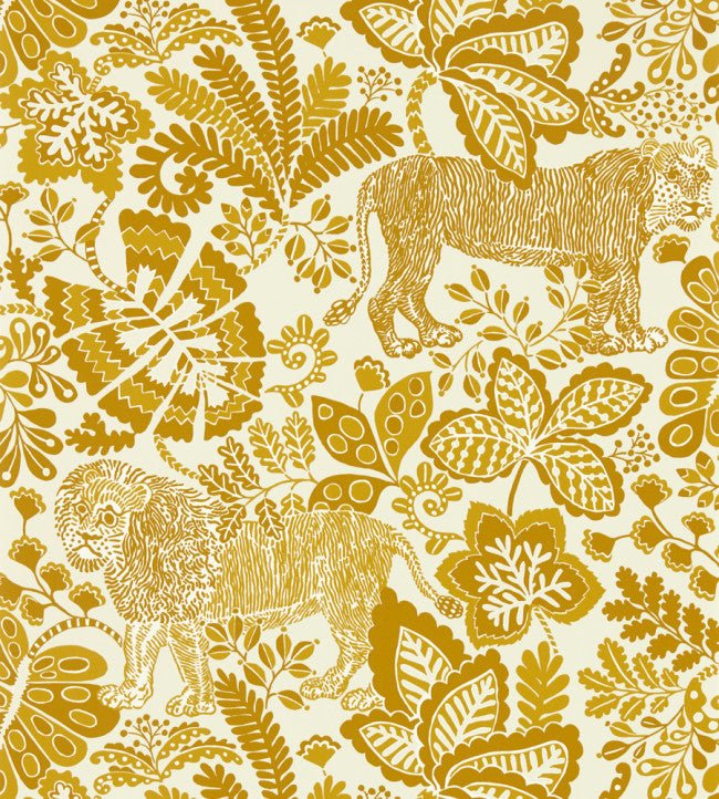Rumble In The Jungle Wallpaper - Pebble / Chai - NART112805 - Scion