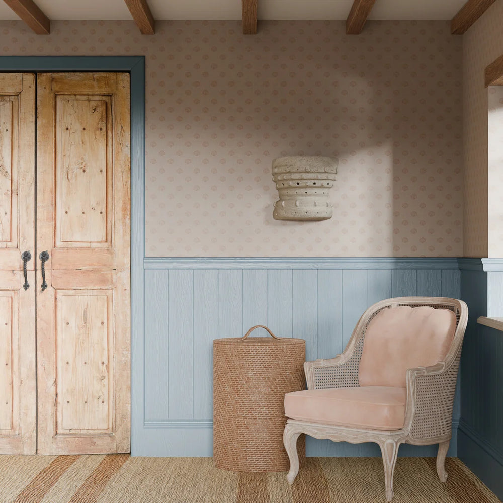 Runswick Bay Wallpaper - Lady Coral - Lucie Annabel