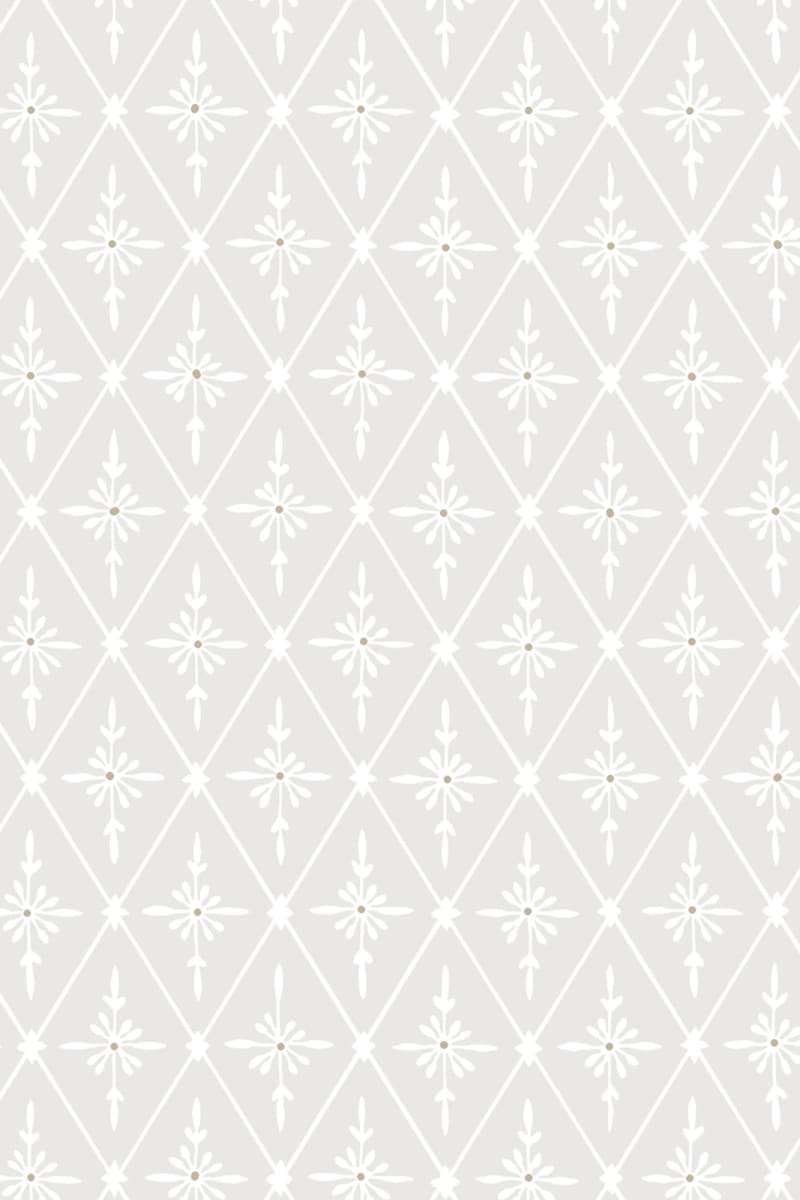 Einar Wallpaper - White - Sandberg