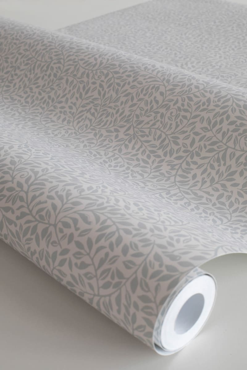 Bladverk Wallpaper - Silver - Sandberg