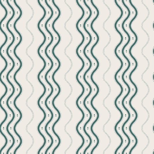 Ben Wallpaper - Green - Sandberg