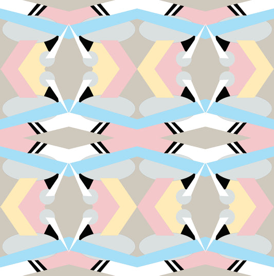 St Johns Fabric - Pink - Petronella Hall