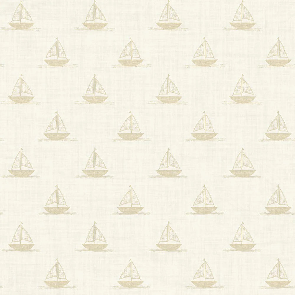 Sail Away Wallpaper - Sand - Lucie Annabel