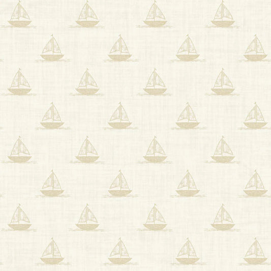 Sail Away Wallpaper - Sand - Lucie Annabel